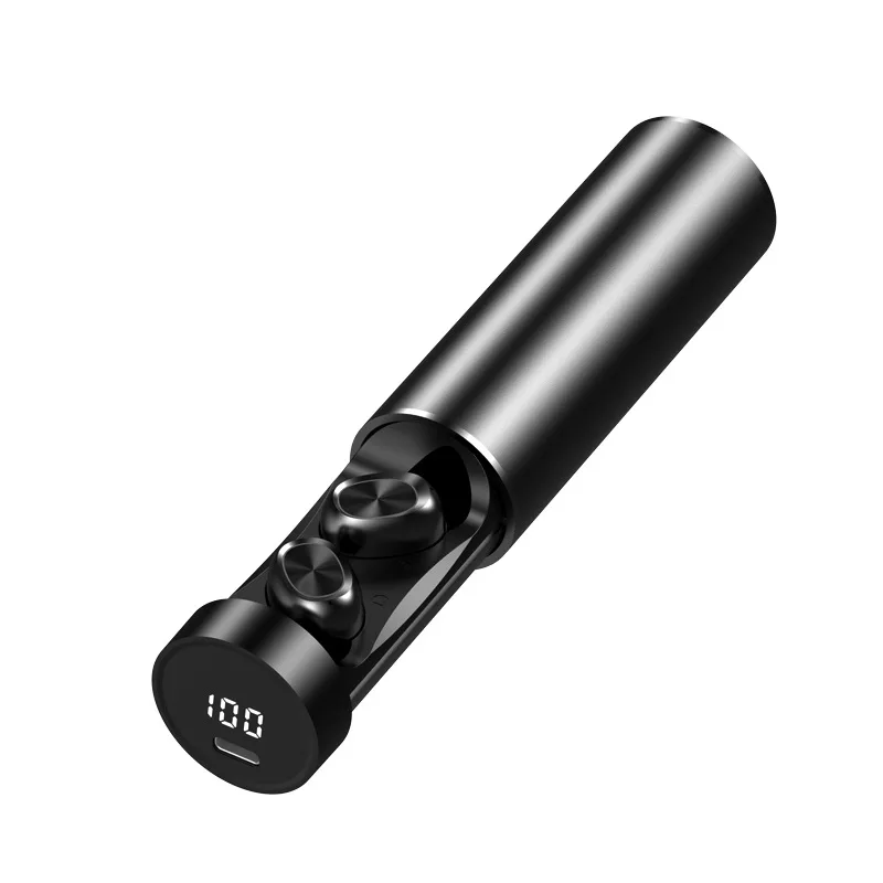 

T26 TWS Draw-Out Wireless Bluetooth Headset Classic Sports Bluetooth Wireless Headphones High-Quality Stereo Microphone Earphone