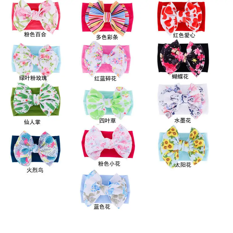 1 шт. лидер продаж милая повязка на голову с бантом для маленьких девочек