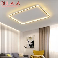 oulala ceiling lights gold ultrathin fixtures contemporary simple lamps led home for living dinning room