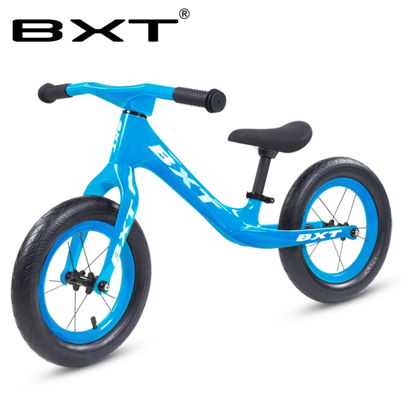 BXT 12 дюймов карбоновая рама детский велосипед карбоновый детский баланс велосипед для От 2 до 6 лет детский карбоновый полный велосипед для детей