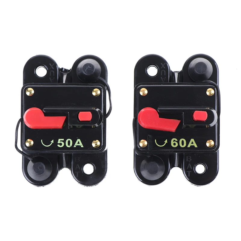 

12V 24V DC Home Solar System Waterproof Circuit Breaker Reset Fuse Inverter