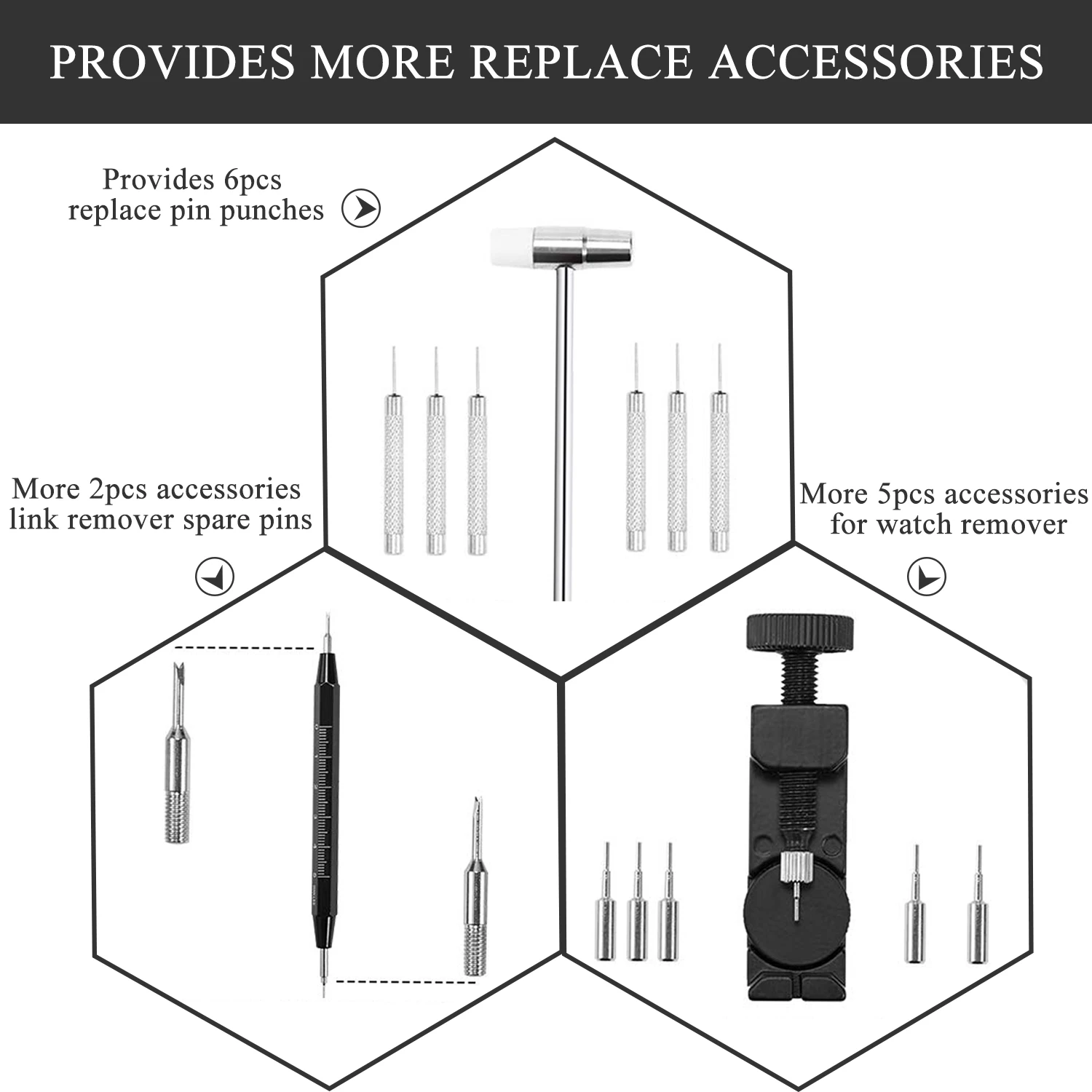 153 шт. набор для ремонта часов | Наручные часы