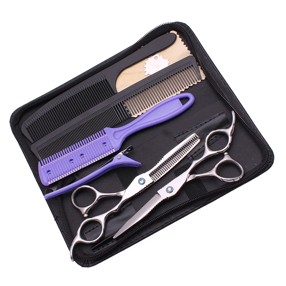 Профессиональные ножницы для стрижки волос 6 &quotнержавеющая Настройка логотипа