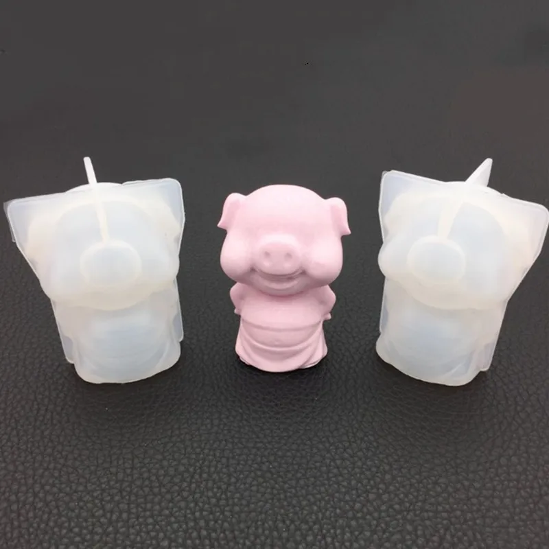 

3D Silicone Pig Cake Chocolate Dessert Shaping Mold Cake Pastry Decorating Molds Clay Cake