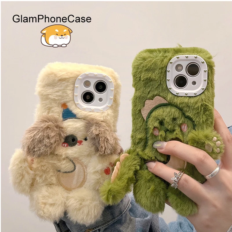 

GlamPhoneCase fur dinosaur Phone Case For iPhone13/12Pro/max 11Pro/Max XS Max XR For iPhone11 7 8Plus Case