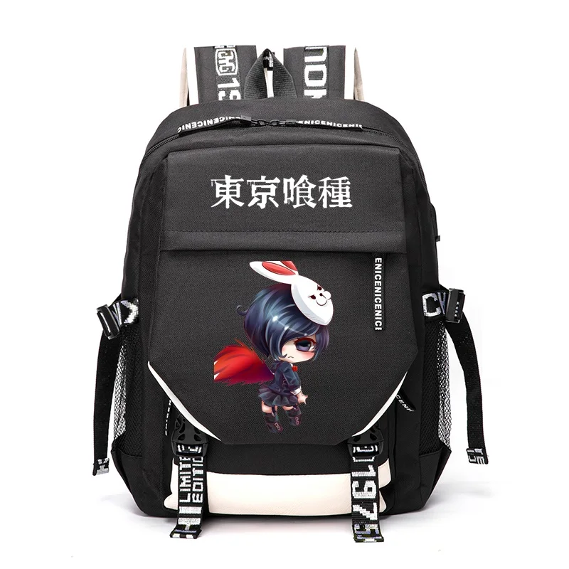 

Tokyo Ghoul Kaneki Ken Touka Kirishima Kamishiro Rize Outdoor Travel Rucksack Casual Schoolbag Student Backpacks