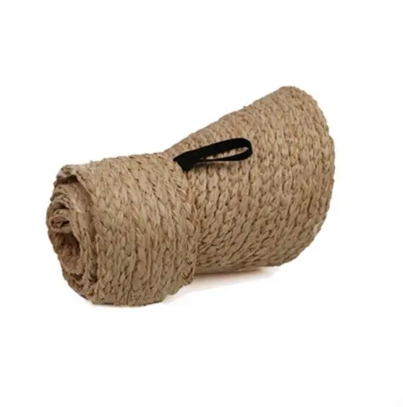 6 шт. Pocketable природа Солнце Соломенные из пальмового волокна козырьки дешевые