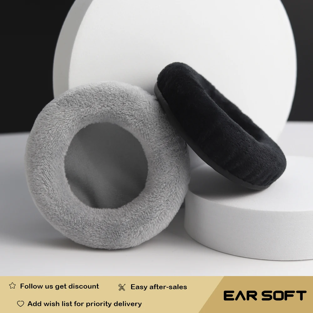 Earsoft Replacement Cushions for JBL E50BT Headphones Cushion Velvet Ear Pads Headset Cover Earmuff Sleeve