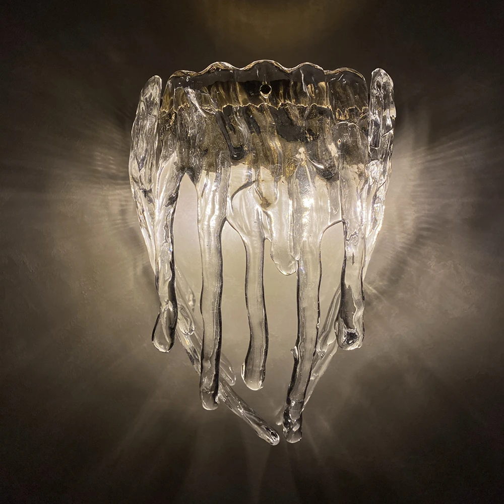 

Арт-дизайн, стеклянные настенная лампа, Современная прикроватная лампа, 220 В переменного тока, роскошные светильники для коридора