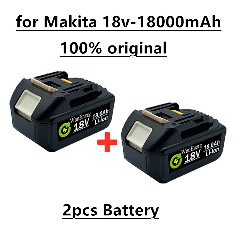 2021 BL1860 перезаряжаемая батарея 18 в 18000 мАч литий-ионная для Makita В 6ah BL1840 BL1850 BL1830 BL1860B