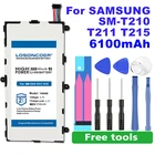 Аккумулятор LOSONCOER 6100 мАч T4000E для Samsung Galaxy Tab 3, 7,0 дюйма, SM-T210 T211, T215, T217, T2105, T217A, SM-T210R P3210, P3200