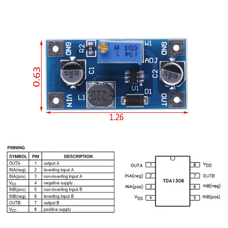 One /2/5pcs DC 2-24V 2A DC-DC Boost Step Up Volt Converter Power Supply 2V-24V To 3V 5V 6V 9V 12V 19V | Обустройство дома