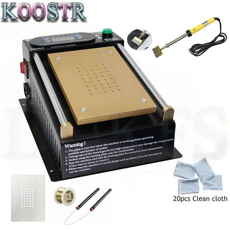 7 дюймовый ЖК дисплей со скошенным сепаратором Встроенный вакуумный насос для