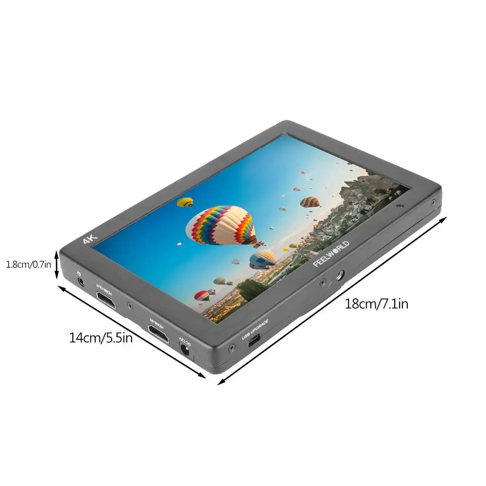 Feelworld T7 Lightweight 7 Inch IPS Screen 4K Full HD On Camera Monitor for DSLR Cameras | Электроника