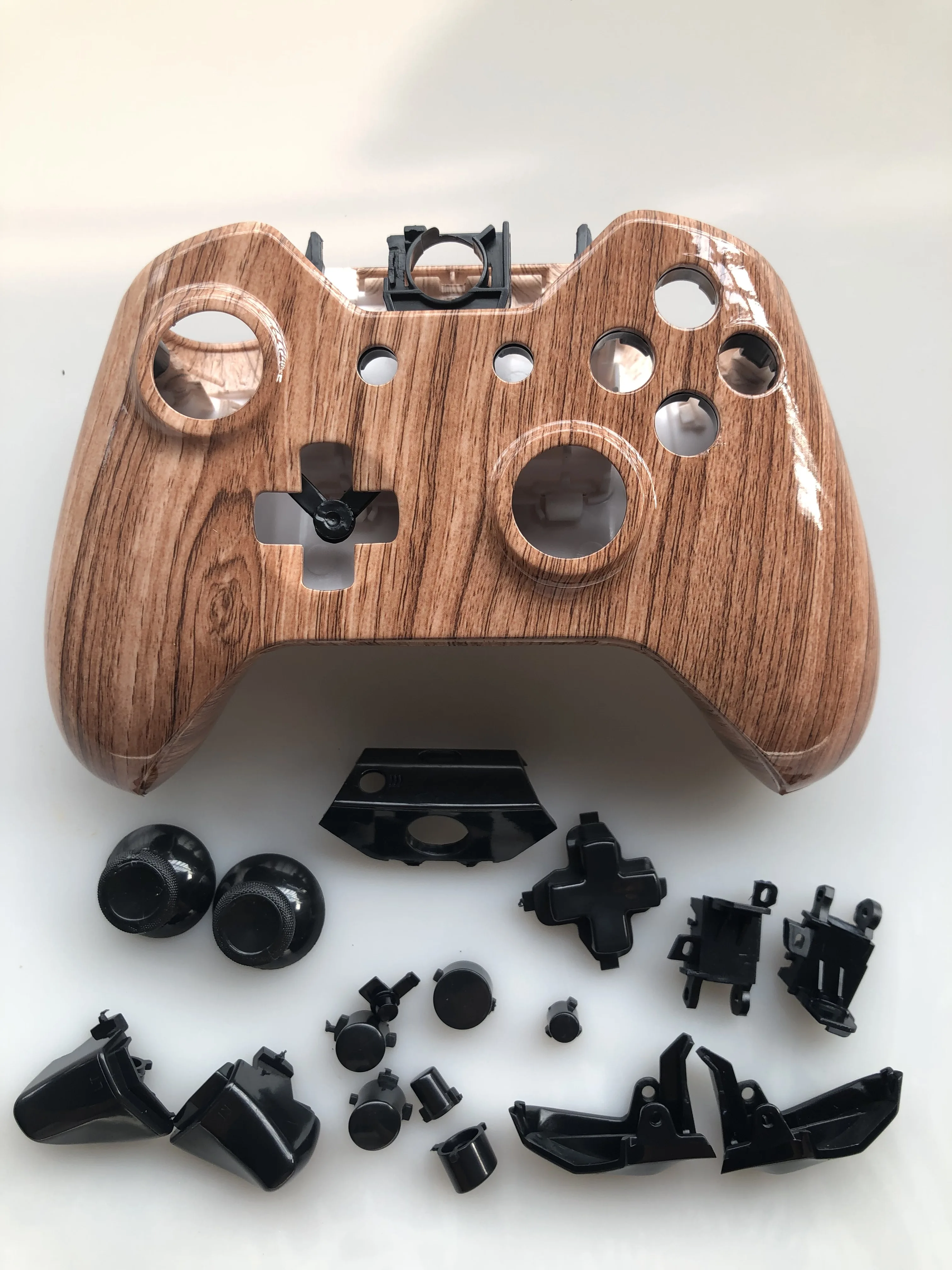 Сменный корпус для контроллера Xbox one не 3 5 мм Hydro окунутого дерева с зернистым