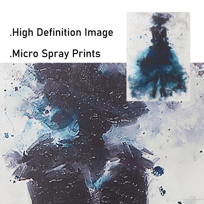 Танцевальная юбка для девочек акварельная Абстрактная Картина на холсте