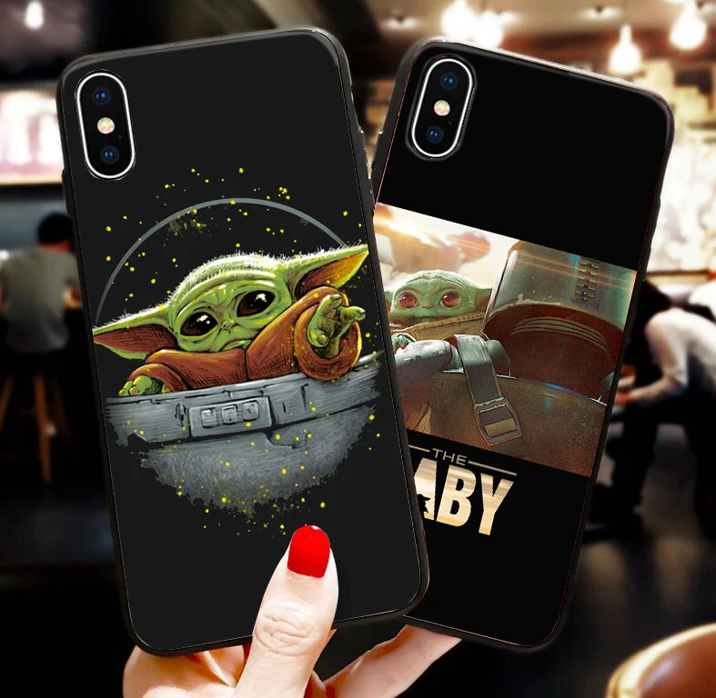 Милый ребенок йода мем Мягкий силиконовый чехол для телефона для iphone 6/6S 7/8, 7 Plus, X, XS, XR, XSMax 11 Pro