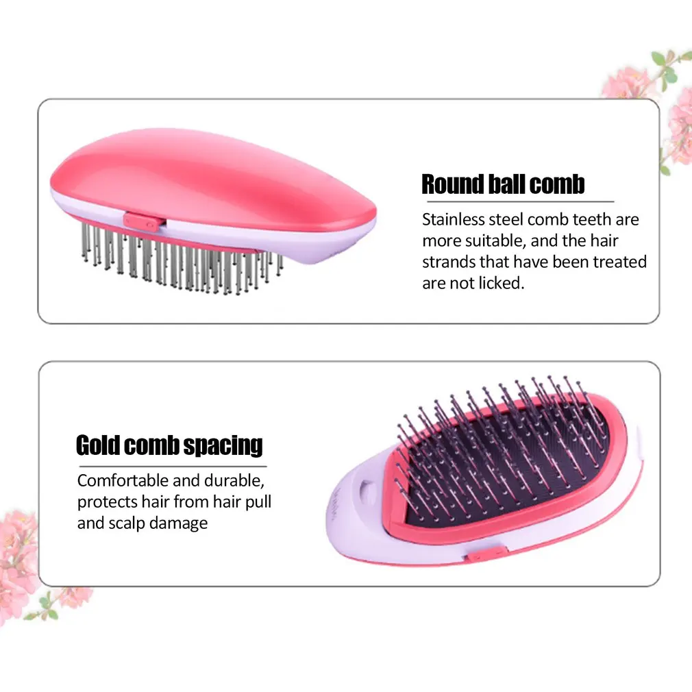 Портативная Ионная Щетка для волос выпрямитель щетка с отрицательными ионами