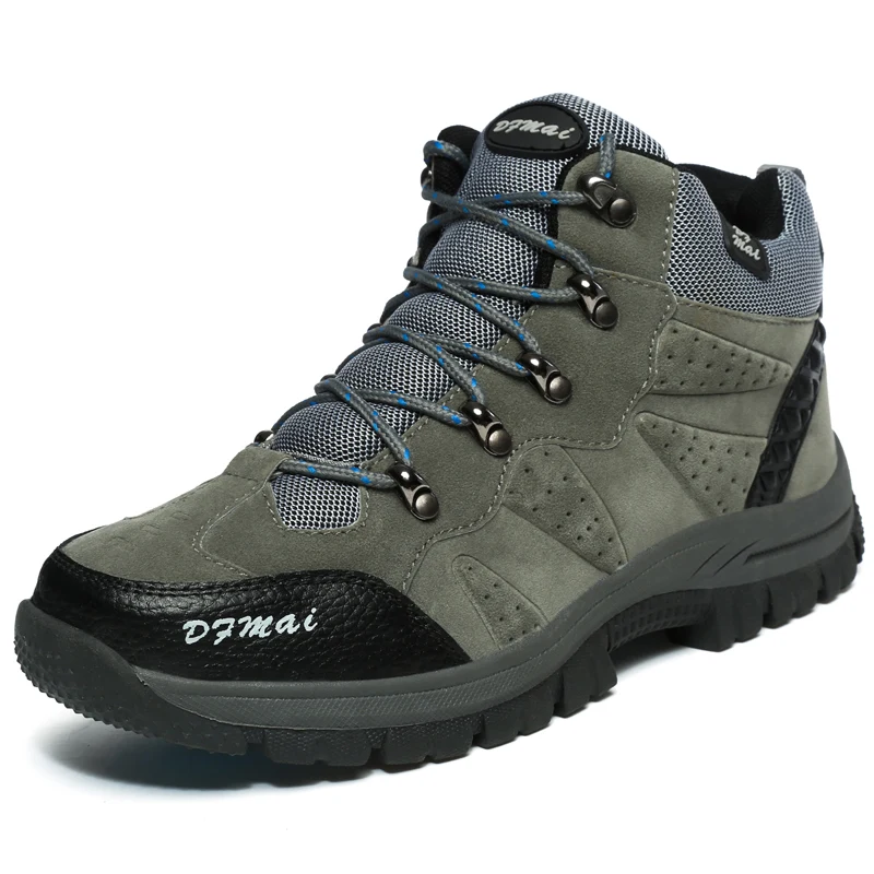 Большие размеры Новинка мужские ботинки уличные Водонепроницаемые зимние