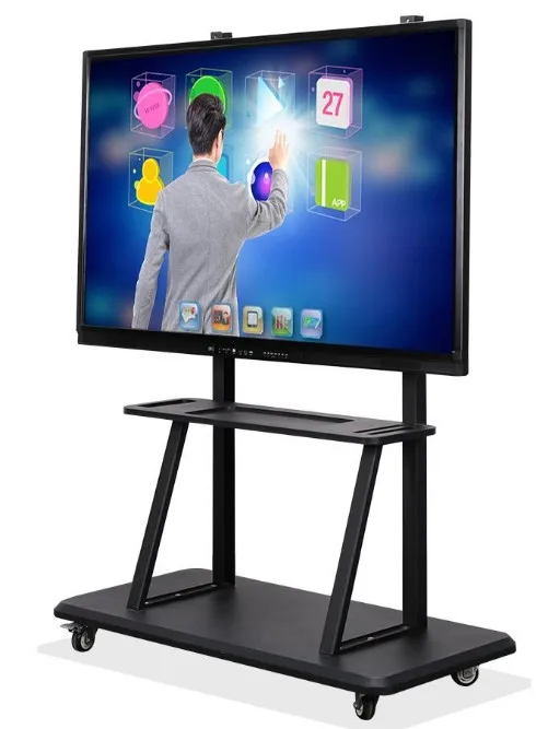 Lcd monitor 84'' inch signage tablet all in one touchscreen display with pc buit in digital teaching black white board