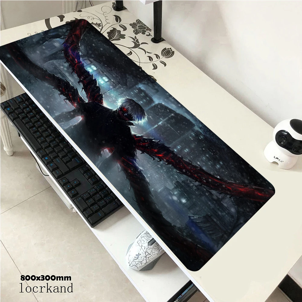 

Tokyo Ghoul mouse pad 90x30mm pad to mouse notbook computer mousepad cool gaming padmouse gamer keyboard mouse mats .