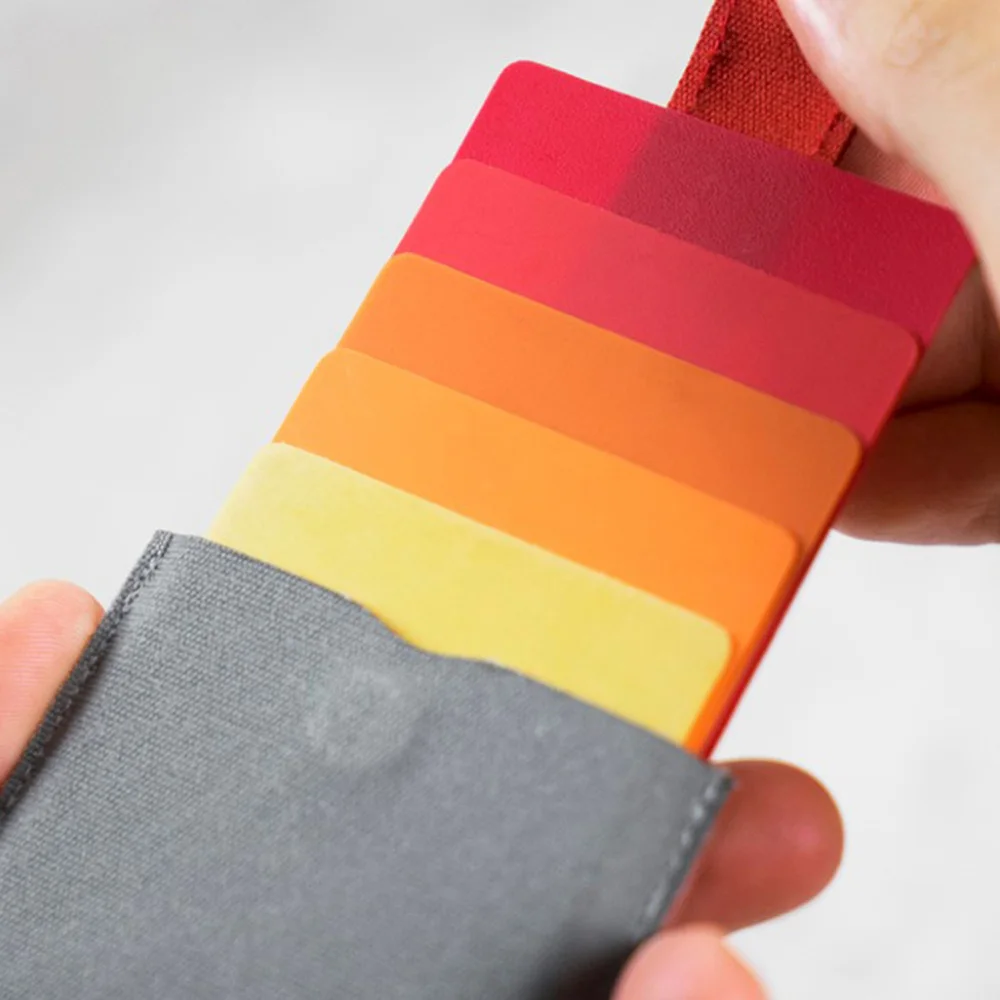 

New Portable Card Holder Ultra-thin Multifunction Waterproof Card Holder Unisex Stack Up Pull Out Slim Cascading Wallet Purses