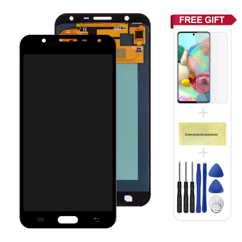 ЖК дисплей AMOLED J701 5 дюйма для Samsung Galaxy J7 Neo J701F J701M j701 core экран и дигитайзер