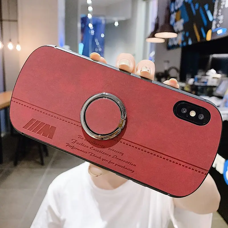 Кожаный чехол для Iphone Xr, кольцо на палец, чехол для Iphone 6, 7, 8 Plus, Iphon Xs Max, роскошный X Чехол, защита для Iphone 6 S