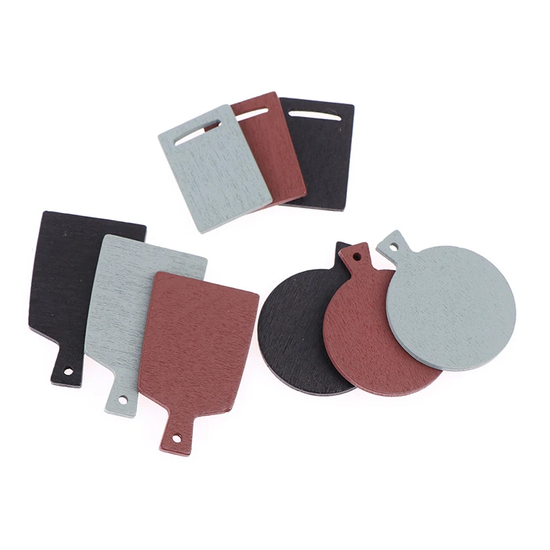 3 шт./компл. мини-поддон для кукольного домика обеденная тарелка поднос пиццы