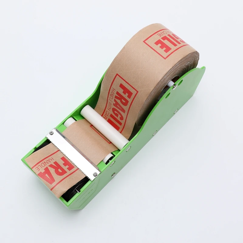 

Water Activated Tape Dispenser Gum Tape Set Wet/Cut Kraft Gummed Tape Cutter for Box Sealing Watercolor Paper Stretching