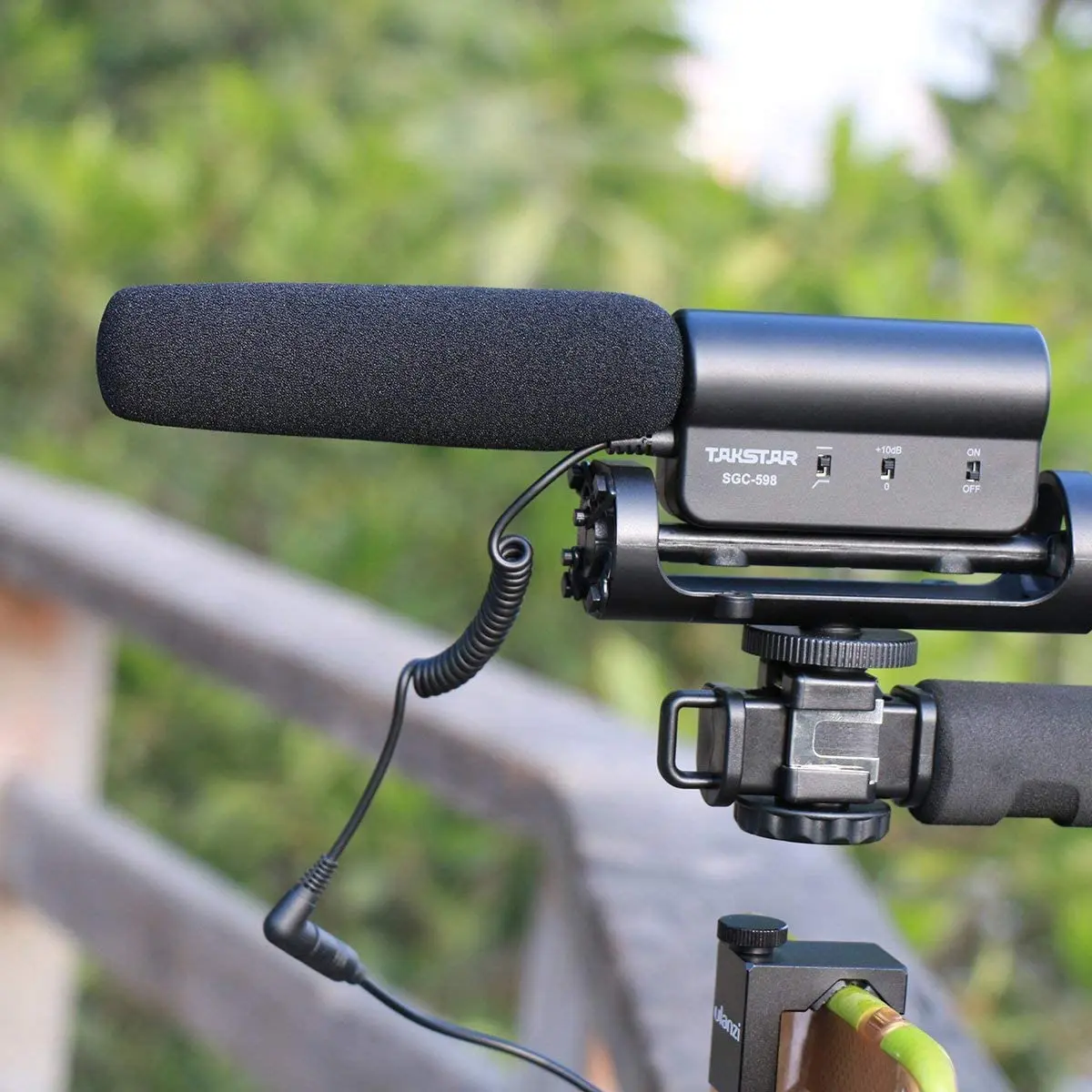 

TAKSTAR SGC-598 Interview Shotgun Microphone Universal Condenser Mic for Nikon Canon DSLR Camera Video Recording Vlog Mic