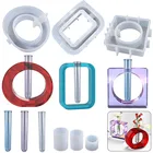 Набор силиконовых форм для ВАЗ, цветов, смолы, тестовая трубка, силиконовые формы для украшения дома, гостиной, офиса, стола