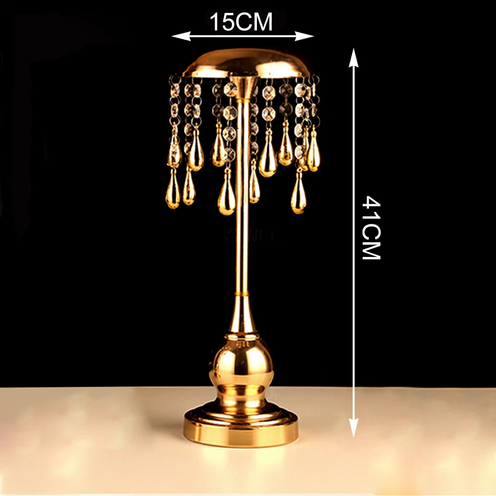 Золотой подсвечник в европейском стиле подсвечники для столовой свадебный стол