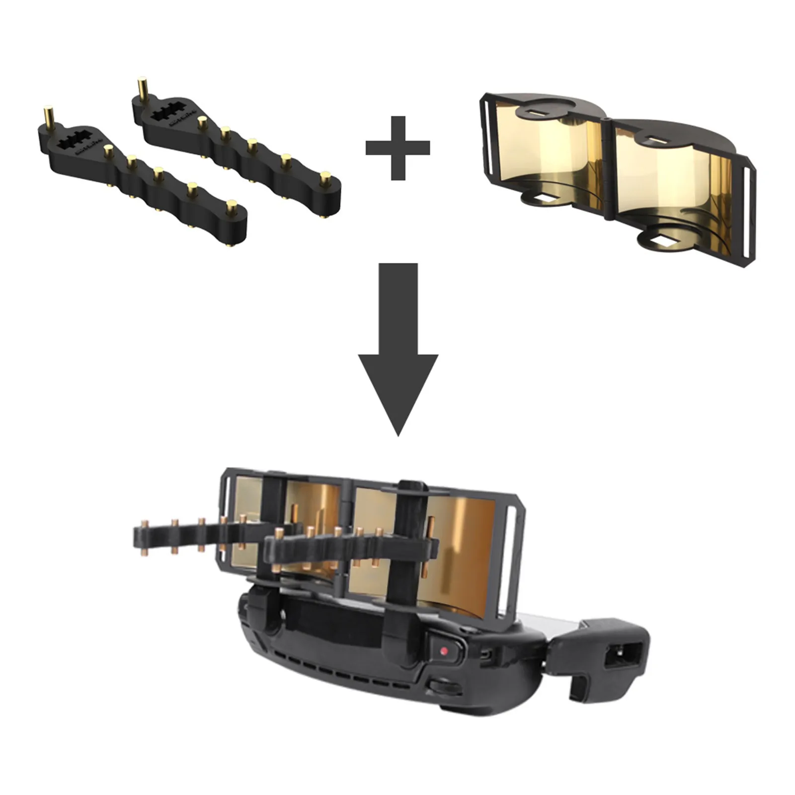 Антенна Yagi для дрона усилитель сигнала диапазона Dji Mavic Mini/mavic Air/mavic 2 пульт