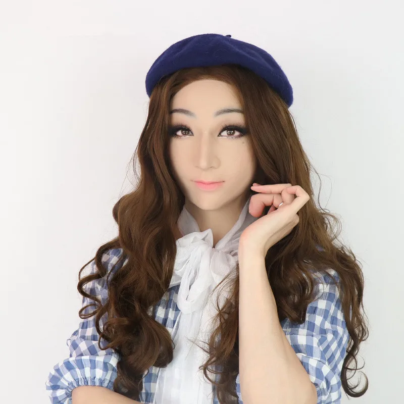

New Transgender Silicone Shemale Artificial Mask Skin Crossdresser Dress Sexy Party Supplies Shemale Artificial Cosplay Latex