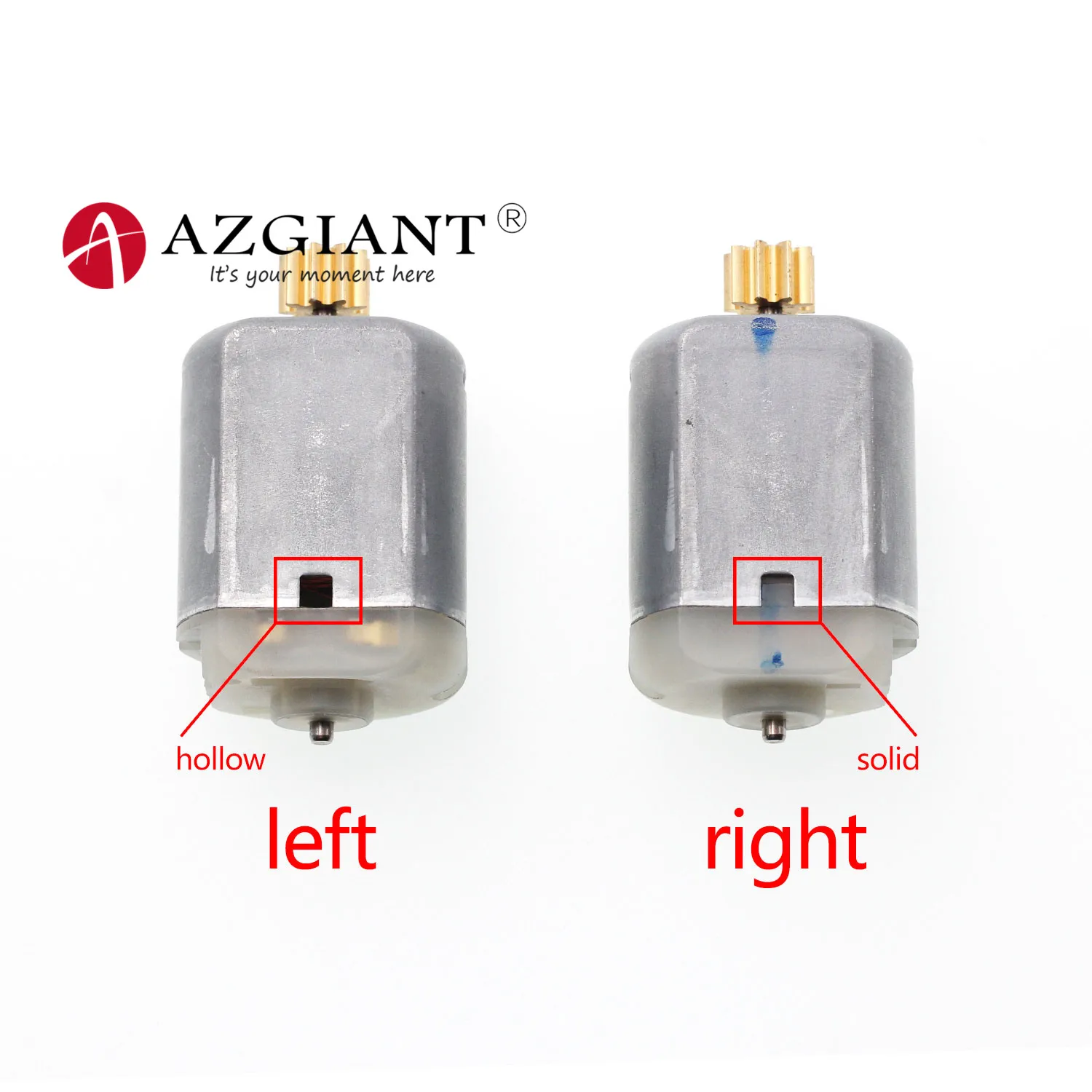 Щеточный двигатель AZGIANT BD423X 12 В 9 зубьев постоянного тока для автомобильного