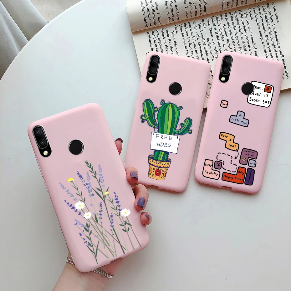 Чехол для Huawei P20 Lite силиконовый смешной милый защитный чехол-накладка конфетного