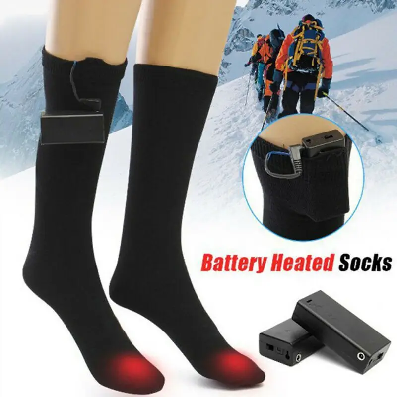 

Electric Heated W/ Battery Touchscreen Winter Hand Warm Gloves&Socks