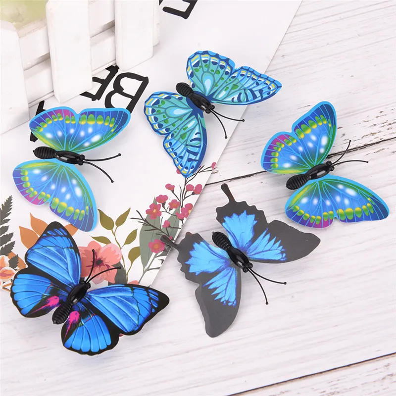 5x бабочка Заколки для волос милые Пластик вставки Свадебные Женские аксессуары