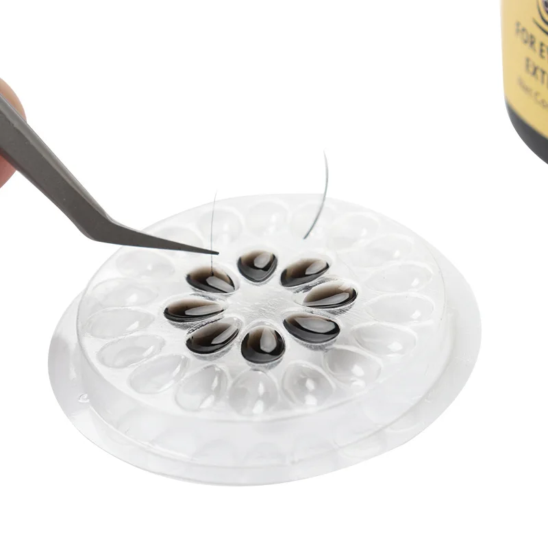 1 шт одноразовые ресницы клей держатель паллет наращивание ресниц клеевые