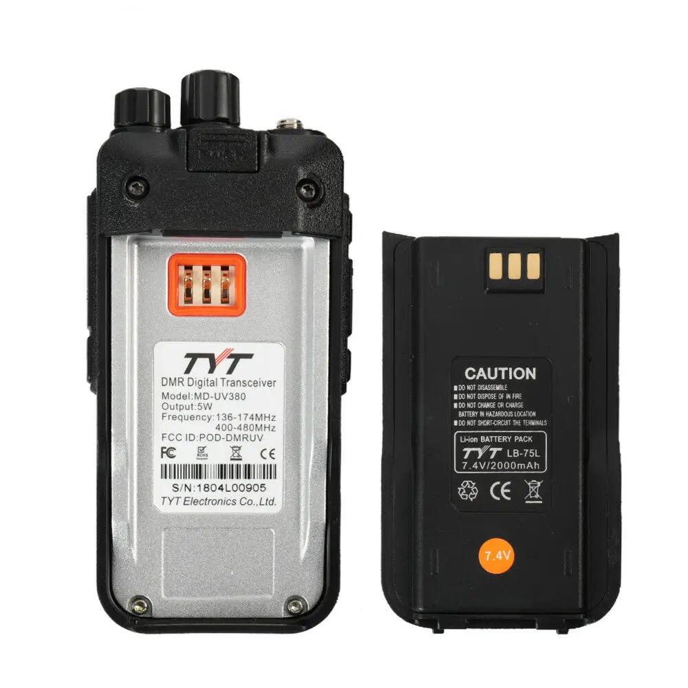 TYT DMR цифровой мобильное радио TYT MD-380 TYT era иди и болтай Walkie Talkie “иди и 1000 канала профессиональное Two Way радио UHF 400-480 МГц