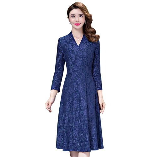 2020 Весна Осень Свадьба Банкет торжество Мать Мода v образным вырезом Xxxxxl дизайн