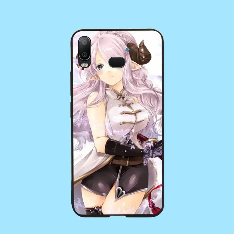 Японский кавайный сексуальный мягкий черный чехол для телефона PENGHUWAN с аниме