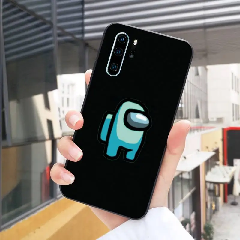 

Among Us Phone Case Black For Huawei P10/20/30/40/20Pro/30Pro/30Lite/40Pro NOVA3/3E/3i/7SE Cases