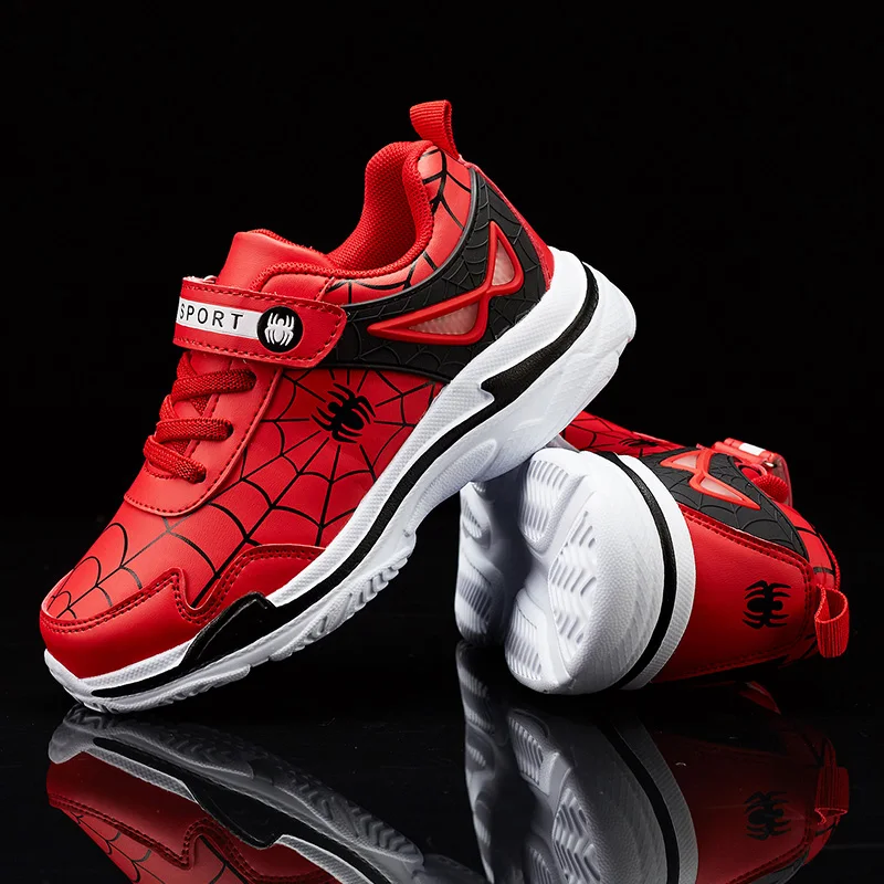 Новинка Весенняя детская обувь Человек-паук с защитой от царапин и