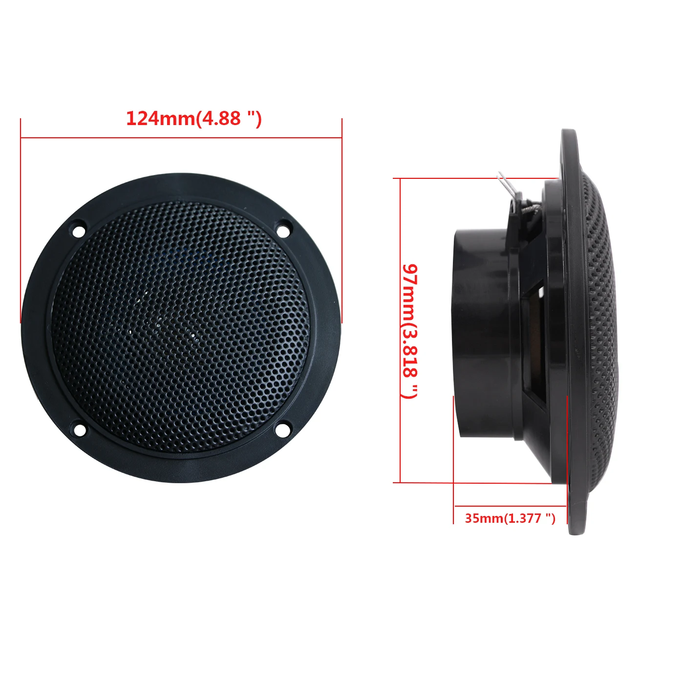 Морской Стерео Bluetooth радио аудио ресивер MP3 плеер + 2 пары 4 "морской