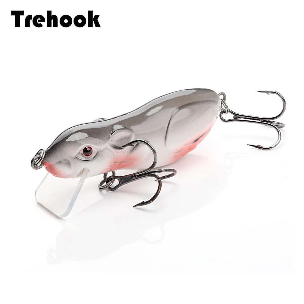 Рыболовная приманка TREHOOK 7 см 12 г черная для рыбной ловли жесткая плаванья воблеры