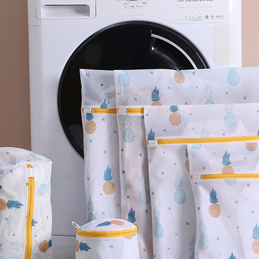 

6Pcs/set Mesh Laundry Bag Wash Net Bag For Underwear Clothes Washing Machine Pouch Clothes Bra Bags Supplies