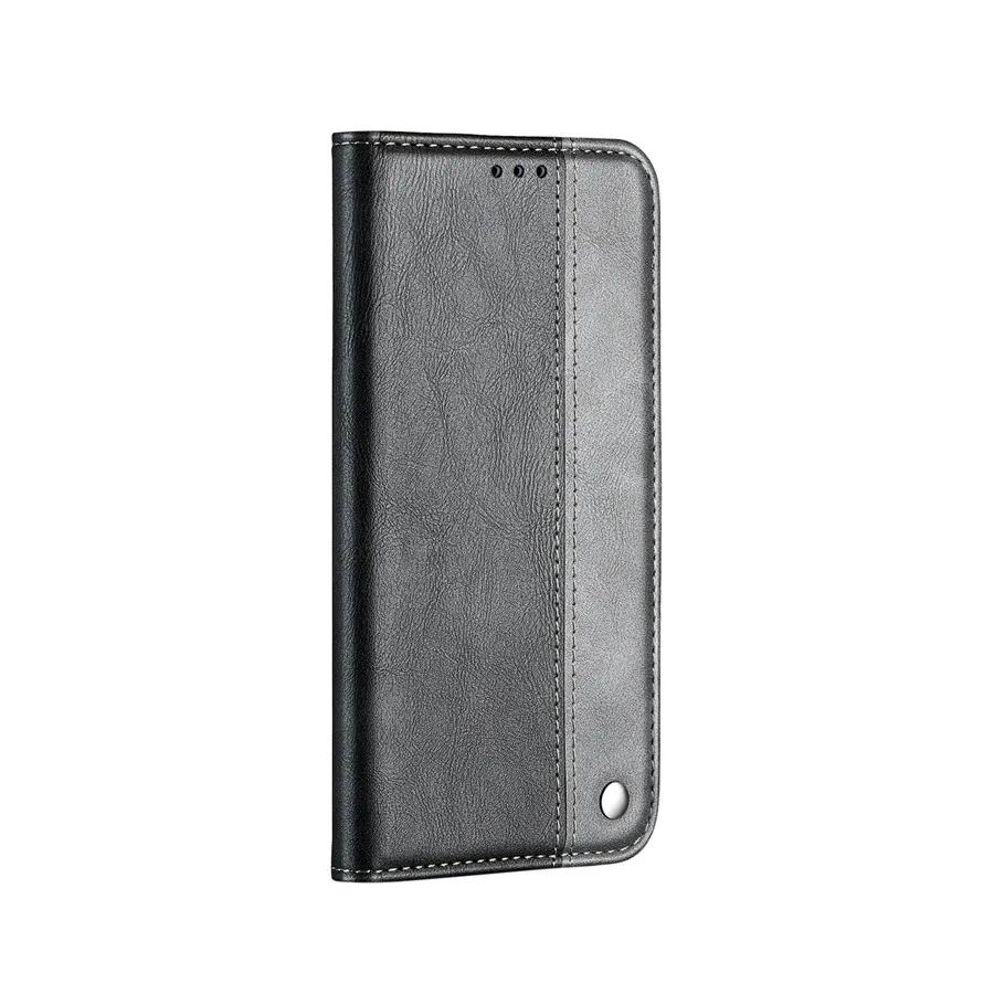 Grey RuiXun Чехол-книжка из искусственной кожи для Xiao mi Red mi Note 7 6 Pro 5A 6A Note7 mi A2 Lite чехол-книжка бизнес Ретро Магнитная подставка - Цвет: Grey RuiXun