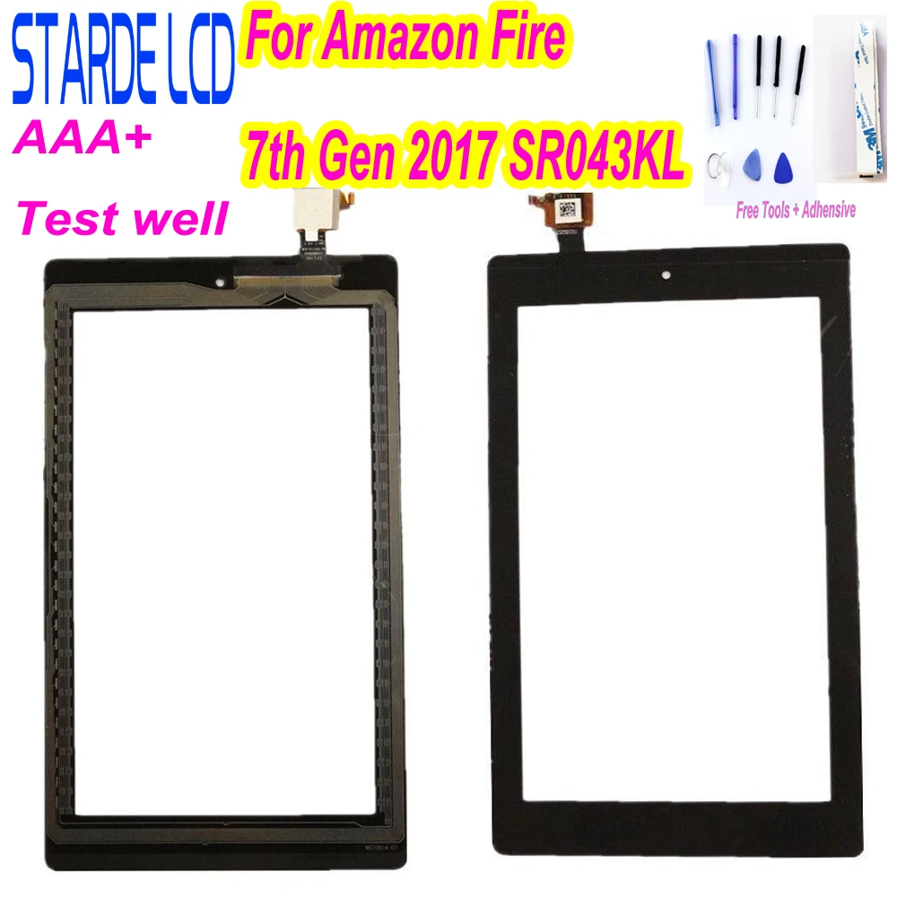 7 дюймов для Amazon Kindle Fire 7th 2017 SR043KL сенсорный Экран планшета Запасные ремонтные
